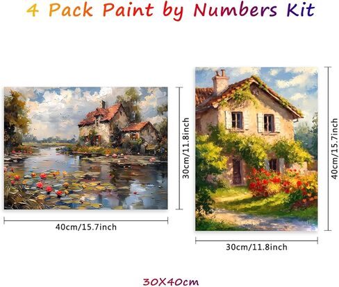 MBNTJHT DIY Easy Gnome Paint by Numbers Kit for Adults,Unframed Succulents Gnome Oil Paint by Number Kits for Beginner,Acrylic Painting Kits for Home Wall Decor 16X20 Inch. in Kuwait