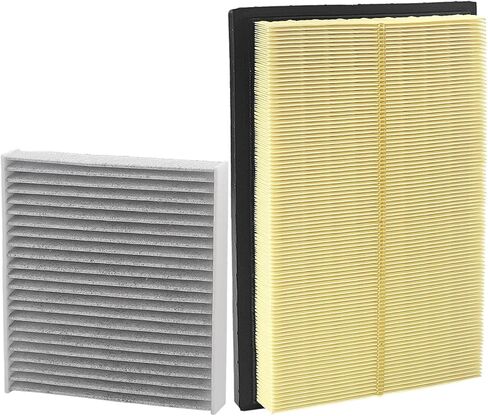 Cabin Engine Air Filter Kit Compatible with Toyota Lexus Vehicle 2018-2025 Camry, Corolla, Highlander,RAV4, Sienna, Venza, Avalon, ES250, ES300h, UX200, RX350h Replaces# 17801-77050, CA12289, CF12157 in Saudi Arabia