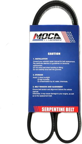 4PK1195 Serpentine Belt fit 1988-1995 for Toyota 4Runner/Pickup, 1988-1998 for Nissan Maxima/Quest, 1985-1987 for Ford E-150 Econoline/E-250 Econoline/E-350 Econoline/E-150 Econoline Club Wagon in Kuwait