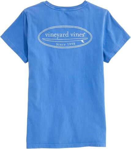 تي شيرت نسائي من Vineyard Vines بأكمام قصيرة وشعار Drift Dye Surf in Kuwait