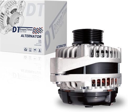 High Output Alternator for-Honda Odyssey 2008-2010 Pilot 2009-2011 for-Ridgeline For-Acura MDX ZDX 2010-2013 RL TL TSX 130Amp 12V CW 6-Groove Pulley 31100-RGW-A01 11391 in Saudi Arabia