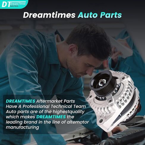 High Output Alternator for-Honda Odyssey 2008-2010 Pilot 2009-2011 for-Ridgeline For-Acura MDX ZDX 2010-2013 RL TL TSX 130Amp 12V CW 6-Groove Pulley 31100-RGW-A01 11391 in Saudi Arabia