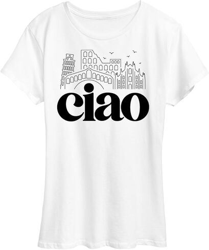 Instant Message - Ciao - Women's Short Sleeve Graphic T-Shirt in Kuwait