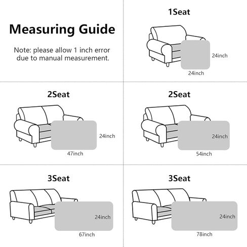 غطاء مقعد محبب مبطن غير قابل للانزلاق، واقي أريكة من الفلانيل للحيوانات الأليفة، غطاء أريكة قابل للغسل في الغسالة، مقاس 24/47/54/67/78 بوصة (أبيض، كرسي استرخاء 24 بوصة × 24 بوصة) in Kuwait