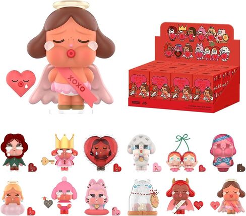 POP MART Crybaby Crying for Love Series Figures, Blind Box Figures, Random Design Action Figures Collectible Toys Home Decorations, Single Box in Kuwait