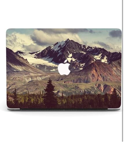 Hard Case and Keyboard Cover for MacBook Pro 13 Inch, Tropical Plants Design (Mountain Landscape) in Saudi Arabia