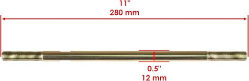 Caltric Tie Rod Set Compatible with Honda Rancher 420 Trx420Fe Trx420Fm Es 2007-2013 / Rancher 420 TRX420FPE TRX420FPM Es Eps 2009 2010-2013 in Saudi Arabia