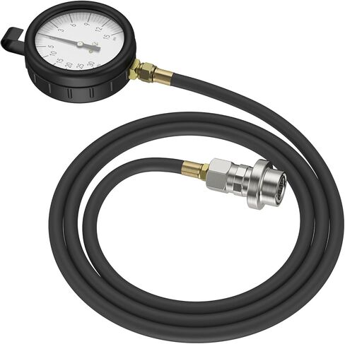 موكر TU-32-6 6.6L GM Duramax طقم اختبار ضغط وقود الديزل والفراغ - مقياس 3.5 بوصة مع خرطوم 6 أقدام وقارنة توصيل سريعة - تشخيص دقيق لنظام الوقود لمحركات Duramax in Saudi Arabia