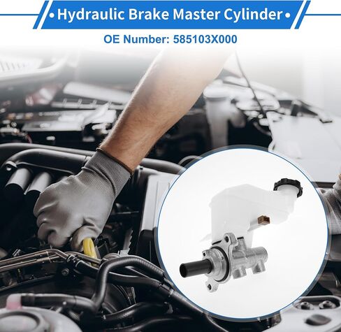 1 Pcs Brake Master Cylinder for Hyundai Elantra 2011-2014 No.585103X000 Engine Compartment Hydraulic Master Cylinder with Reservoir in Kuwait