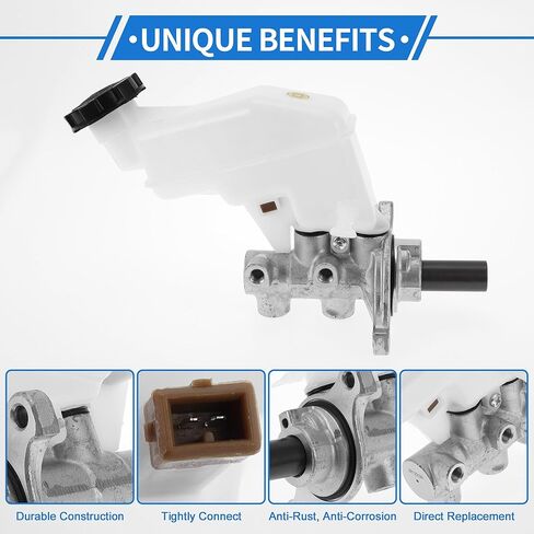 1 Pcs Brake Master Cylinder for Hyundai Elantra 2011-2014 No.585103X000 Engine Compartment Hydraulic Master Cylinder with Reservoir in Kuwait