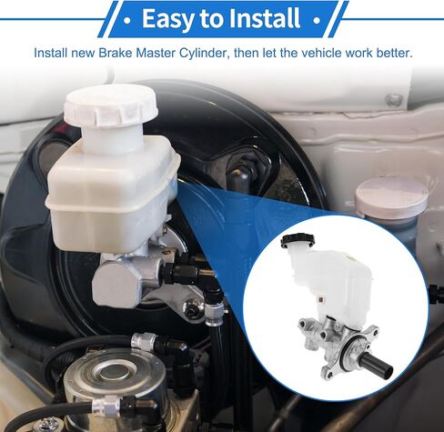 1 Pcs Brake Master Cylinder for Hyundai Elantra 2011-2014 No.585103X000 Engine Compartment Hydraulic Master Cylinder with Reservoir in Kuwait