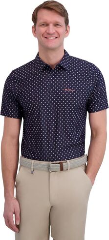 قمصان Ben Sherman للرجال لأداء الجولف - قابلة للتمدد، نسيج فائق النعومة، ماص للرطوبة، مقاوم للرائحة in Kuwait