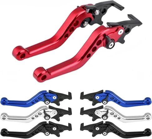 Motorcycle Double Disc Brake Universal CNC Aluminum Handle Lever Modification Accessories(Orange) in Saudi Arabia