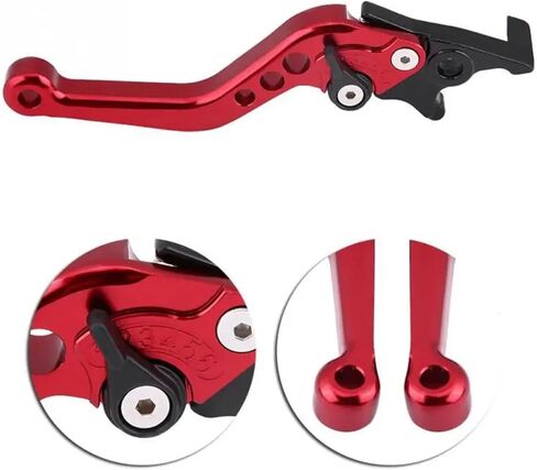Motorcycle Double Disc Brake Universal CNC Aluminum Handle Lever Modification Accessories(Orange) in Saudi Arabia