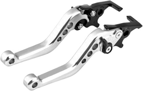 Motorcycle Double Disc Brake Universal CNC Aluminum Handle Lever Modification Accessories(Orange) in Saudi Arabia