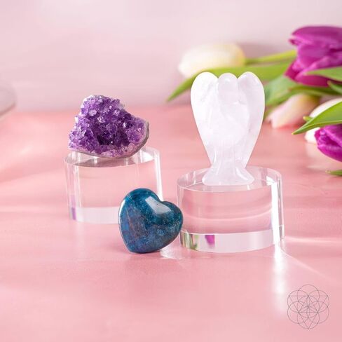 Conscious Items Guardian Angel Crystal Car Kit with Real Amethyst Cluster, Clear Quartz Angel, & Apatite Heart, Protective Crystal Car Vent Clips for Driving Calm, Positive Energy & Road Confidence in Kuwait