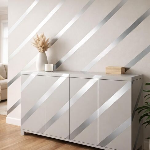 Easy 99 Metallic Tape Mirror Tape Duct Tape DIY Decorative Tapes, 2.4 Inches x 55 Yards (Gold) in Kuwait