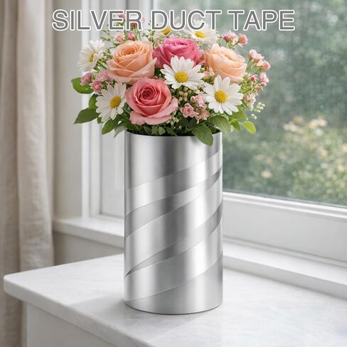 Easy 99 Metallic Tape Mirror Tape Duct Tape DIY Decorative Tapes, 2.4 Inches x 55 Yards (Gold) in Kuwait