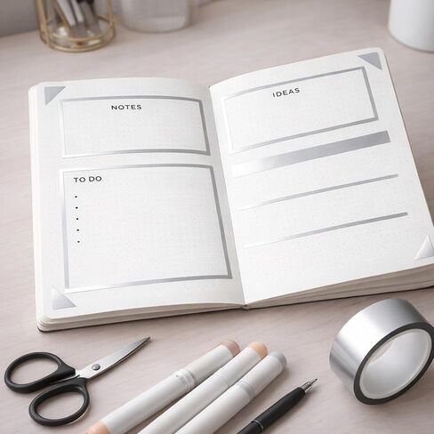 Easy 99 Metallic Tape Mirror Tape Duct Tape DIY Decorative Tapes, 2.4 Inches x 55 Yards (Gold) in Kuwait