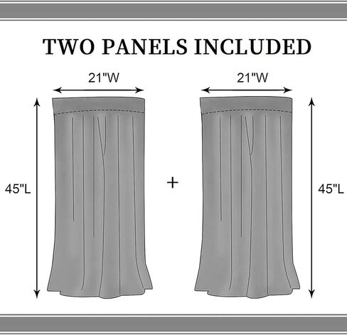 Forest Curtains, Gothic Natural Scenery Fantasy Dark Black Misty Foggy Mysterious Forest Woodland Tree Art Printed Window Drapery Treatments for Bedroom Living Room Home Halloween Decor,42"x45" Inch in Kuwait