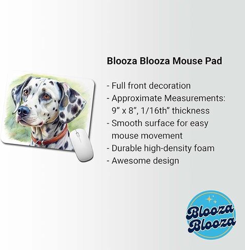 Dalmatian Dog Illustration Low Profile Mouse Pad Mat in Kuwait