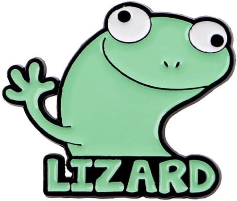 Lizard Shaped Enamel Pin, Lapel Pins Badges On Backpack, Women's Brooch Clothes Gift in Saudi Arabia