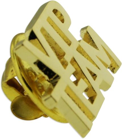 PinMart Gold Plated VIP Team Corporate Lapel Pin in Kuwait