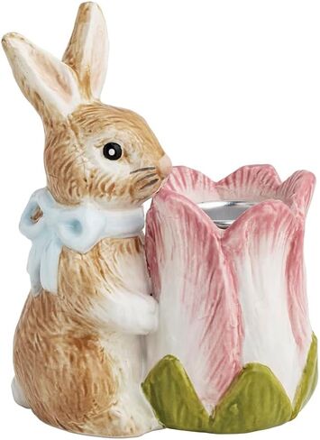 Mud Pie Easter Tulip Ceramic Taper Holder in Saudi Arabia