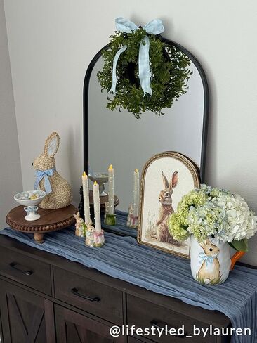 Mud Pie Easter Tulip Ceramic Taper Holder in Saudi Arabia