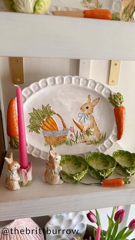 Mud Pie Easter Tulip Ceramic Taper Holder in Saudi Arabia
