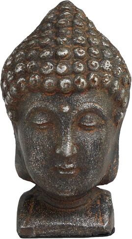Deco 79 Metal Buddha Bookends with Gold Foil Detail, Set of 2 4" W, 6" H, Gold in Saudi Arabia