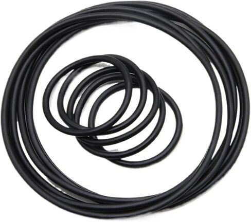 10/50pcs NBR O Ring Gasket CS 2.65mm ID 5mm ~ 150mm Black Nitrile Butadiene Rubber Spacer Oil Resistance Washer Round Sealing(10pcs,ID 11.2mm) in Kuwait