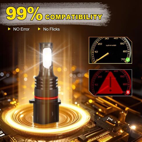 Light Bulbs Compatible for 2015-2019 GMC Yukon XL PSX26W Fog Lights Combo Pack 32000LM 6500K with Cooling Fan Plug N Play Pack of 2 in Kuwait