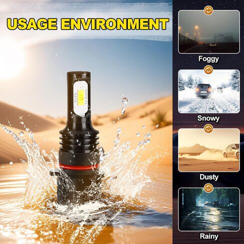 Light Bulbs Compatible for 2015-2019 GMC Yukon XL PSX26W Fog Lights Combo Pack 32000LM 6500K with Cooling Fan Plug N Play Pack of 2 in Kuwait