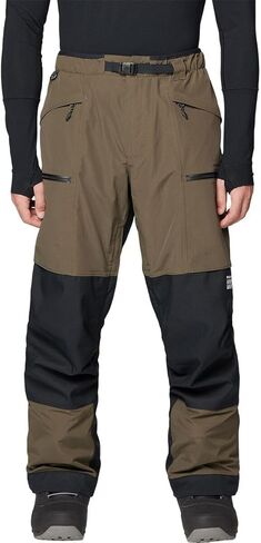 Mountain Hardwear، بنطلون First Tracks - للرجال، Ridgeline/Black، M/Reg in Saudi Arabia