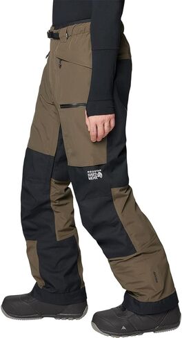 Mountain Hardwear، بنطلون First Tracks - للرجال، Ridgeline/Black، M/Reg in Saudi Arabia