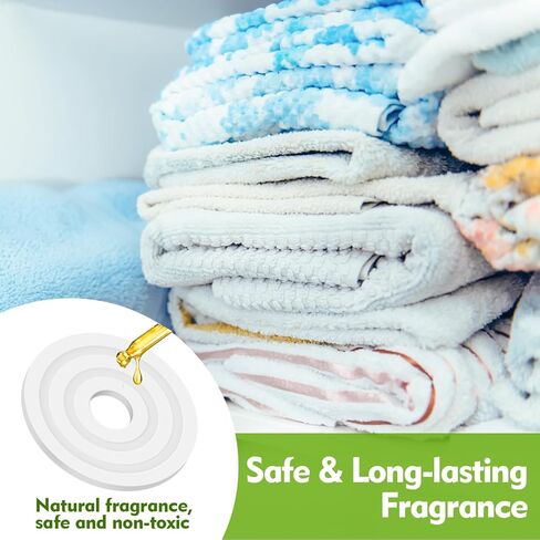 أقراص عطرية 30 قطعة لتدفئة المناشف مكونة من 6 روائح بما في ذلك أقراص عطر المحيط والكولونيا واللافندر والياسمين والورد والليمون التي تناسب معظم دلاء تدفئة المناشف in Kuwait