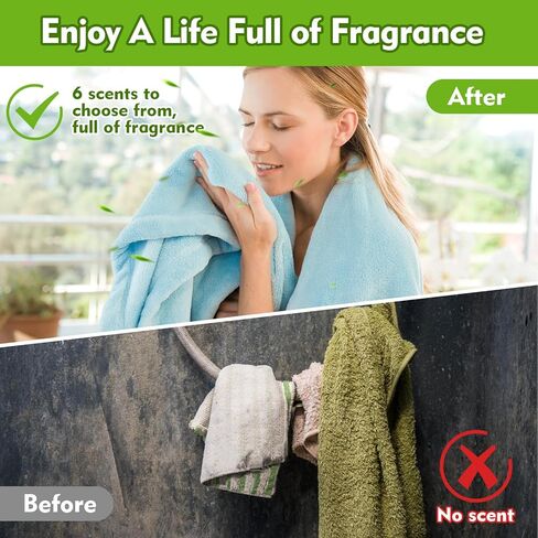 أقراص عطرية 30 قطعة لتدفئة المناشف مكونة من 6 روائح بما في ذلك أقراص عطر المحيط والكولونيا واللافندر والياسمين والورد والليمون التي تناسب معظم دلاء تدفئة المناشف in Kuwait