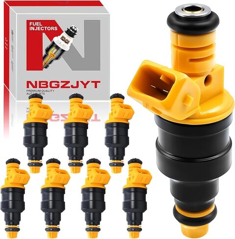 Fuel Injectors Set of 8 Compatible with Ford Lincoln Mercury Vehicles-4.6L 5.0L 5.4L 5.8L V8-F150 F250 F350 E150 E250 E350 Mustang Thunderbird Replace Part 0280150943 in Saudi Arabia