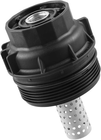 زيت المحرك مبيت مرشح التدفق العالي غطاء غطاء 156200S010 لتويوتا تندرا 2008-2021 البلاستيك معدن أسود فضي لهجة استبدال in Kuwait