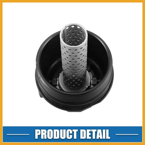 زيت المحرك مبيت مرشح التدفق العالي غطاء غطاء 156200S010 لتويوتا تندرا 2008-2021 البلاستيك معدن أسود فضي لهجة استبدال in Kuwait