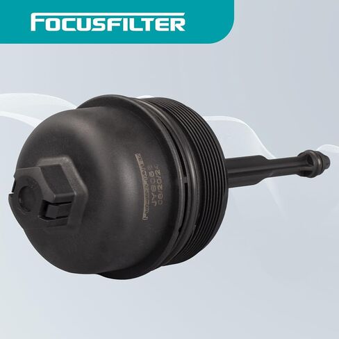 FOCUSFILTER 26350-3C300 OEM Grade Oil Filter Housing Cap, Fits Veracruz 2007-2012, Kia Sorento 2008-2009, Sedona 2010, Hyundai Sonata 2010, Borrego 2009-2011, Genesis 2009-2012, Replaces 263503C300 in Kuwait