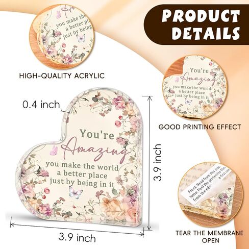 Proud of You Gifts for Women Encouragement You Are Amazing Gifts for Women Uplifting Motivational Gift for Womens Inspirational Desk Decor Birthday Easter Mother's Day in Kuwait