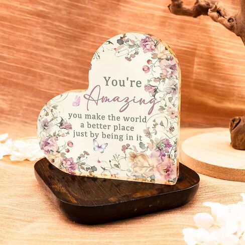 Proud of You Gifts for Women Encouragement You Are Amazing Gifts for Women Uplifting Motivational Gift for Womens Inspirational Desk Decor Birthday Easter Mother's Day in Kuwait