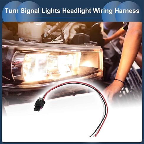 No.68433778AF Headlight Wiring Harness Assembly for Dodge Durango 2021-2024 Turn Signal Lights Lamp Wire Harness 3 Pcs Terminals 30cm l 1 Set in Kuwait