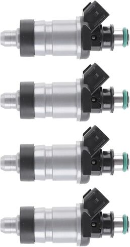 Rayten Fuel Injector set of 4pcs fitment for 1996-2000 Honda Civic，for 1996-1997 Honda Civic del Sol，Efficient Fuel Atomization Precise Injection Durable Design in Kuwait