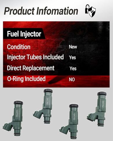 63P-13761-01-00 4pcs Fuel Injector Compatible with Yamaha Outboard F150 HP 4T 2014-2022 Direct Fuel Injector Replacement OE Number 63P137610000 63P13761 in Kuwait