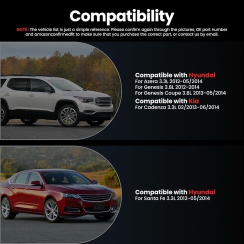 Fuel Injectors Compatible with Hyundai Santa Fe Kia Cadenza 3.3L Genesis Coupe 3.8L 2013-2014 Azera 3.3L Genesis 3.8L 2012-2014,35310-3C550 Set of 6 GDI in Kuwait