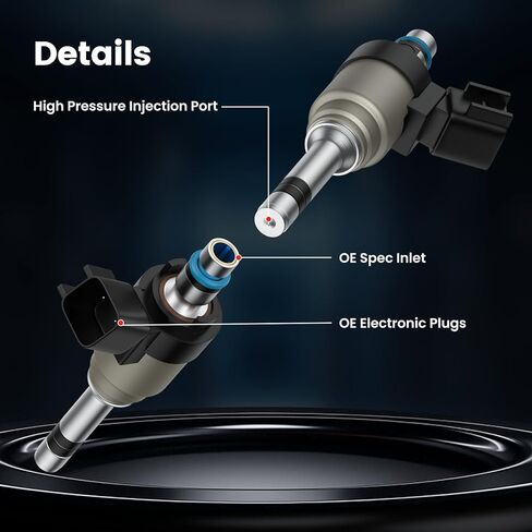 Fuel Injectors Compatible with Hyundai Santa Fe Kia Cadenza 3.3L Genesis Coupe 3.8L 2013-2014 Azera 3.3L Genesis 3.8L 2012-2014,35310-3C550 Set of 6 GDI in Kuwait
