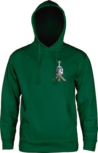 Powell Peralta Skull & Sword Hoody Sweatshirt, Alpine Green, Large in Saudi Arabia